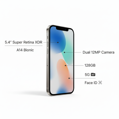 iPhone 12 Mini with Specs - Apple Store Style